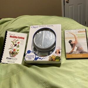 Healthy Ozeri Pronto Digital Kitchen Scale &‎ Stott Pilates Relaxation Workout